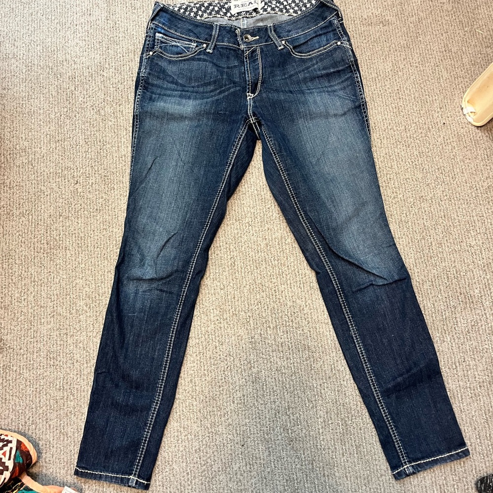 Ariat Women's Skinny Jeans in Dark Blue Wash